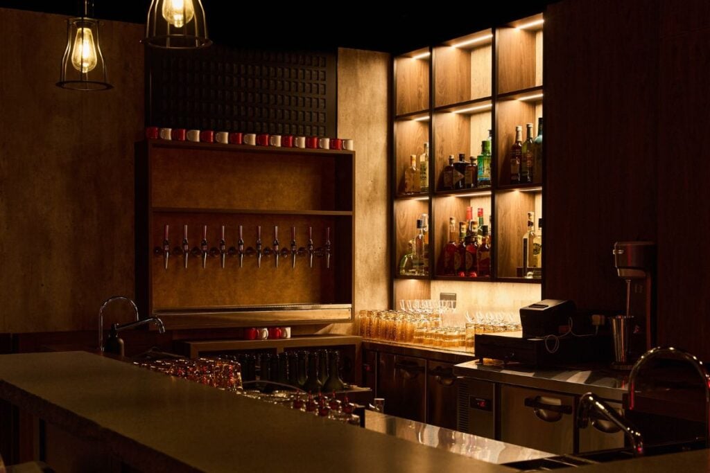 Alex Pun wants to make cocktails fun and affordable again at new modern dive bar Oasis 4 Alex Pun Bar Oasis bar area