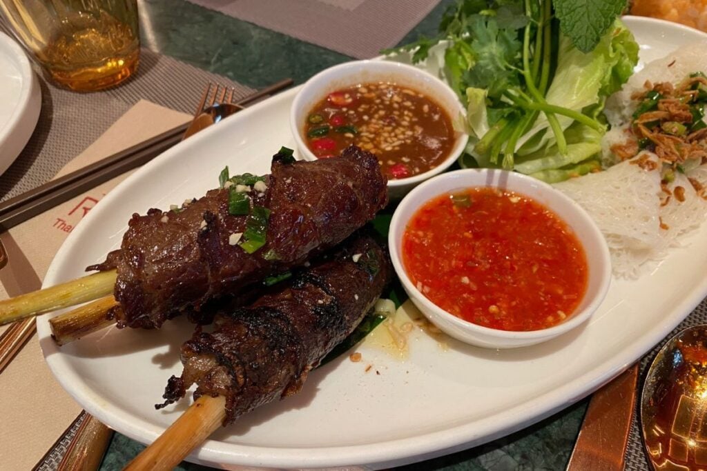 beef skewers Ruên review