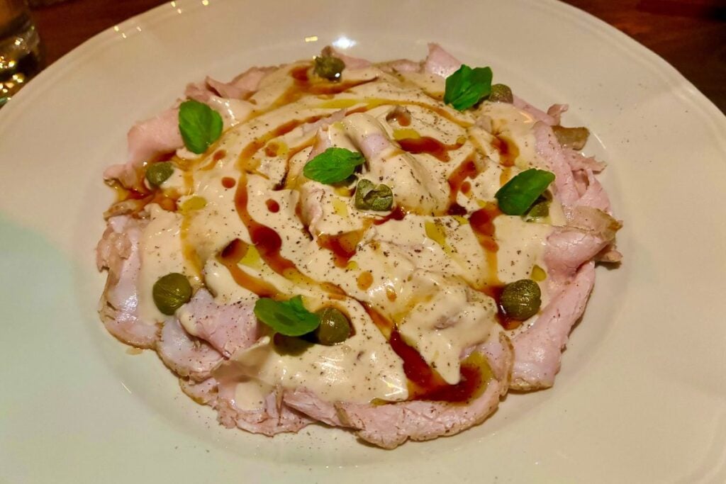 Primo Posto review: new Milanese restaurant vitello tonatto
